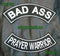 BAD ASS PRAYER WARRIOR Rocker Patches Set for Biker Vest-STURGIS MIDWEST INC.