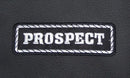 Prospect White on Black Small Patch Iron on for Biker Jacket Vest SB439 - STURGIS MIDWEST INC.