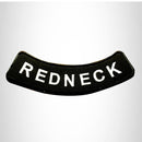 REDNECK White on Black Bottom Rocker Patch for Vest Jacket BR375 - STURGIS MIDWEST INC.