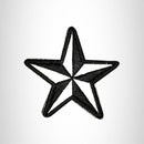 REFLECTIVE STAR Small Patch Iron on for Vest Jacket SB617 - STURGIS MIDWEST INC.