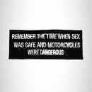 Remember the Time When Iron on Small Patch for Biker Vest SB980 - STURGIS MIDWEST INC.
