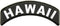 Hawaii Rocker Patch Small Embroidered Motorcycle NEW Biker Vest Patch-STURGIS MIDWEST INC.