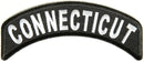 Connecticut Rocker Patch Small Embroidered Motorcycle NEW Biker Vest Patch-STURGIS MIDWEST INC.
