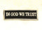 IN GOD WE TRUST Small Patch for Vest jacket SB610-STURGIS MIDWEST INC.