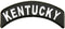 Kentucky Rocker Patch Small Embroidered Motorcycle NEW Biker Vest Patch-STURGIS MIDWEST INC.