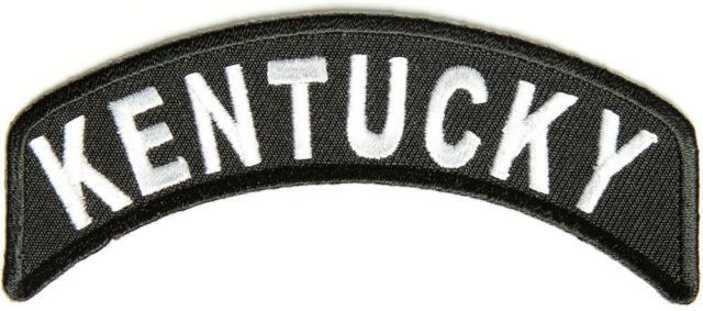 Kentucky Rocker Patch Small Embroidered Motorcycle NEW Biker Vest Patch-STURGIS MIDWEST INC.