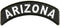 Arizona Rocker Patch Small Embroidered Motorcycle NEW Biker Vest Patch-STURGIS MIDWEST INC.