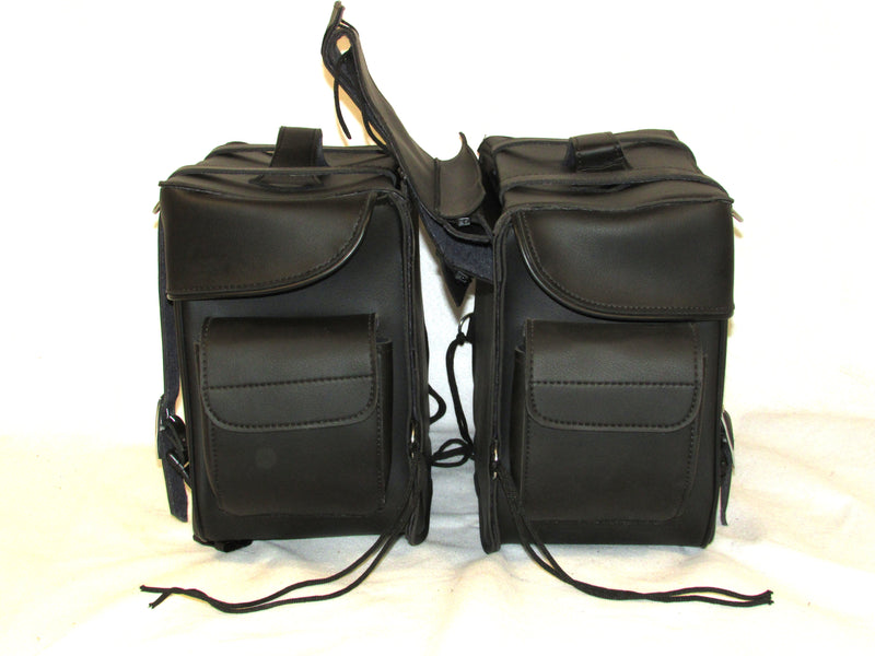 Saddlebag Zip off with End Pocket Two Strap Quick Release Buckles SAD101-STURGIS MIDWEST INC.
