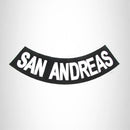 San Andreas Iron on Bottom Rocker Patch for Biker Vest BR460 - STURGIS MIDWEST INC.