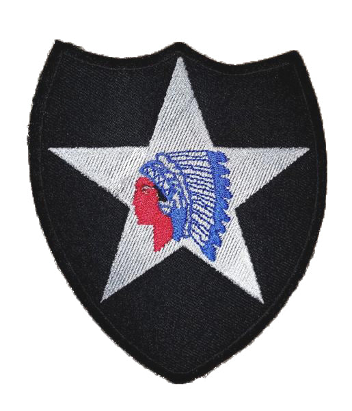 2ND INFANTRY INSIGNIA Small Patch for Vest jacket SB541-STURGIS MIDWEST INC.
