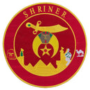 Shriner Red and Yellow in Round Center Patch Iron on for Biker Vest CP194R - STURGIS MIDWEST INC.