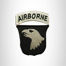 Small Patch 101st Airborne Screaming Eagle Iron on for Vest SB652 - STURGIS MIDWEST INC.