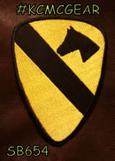 Small Patch 1ST CAVALRY Iron on for Vest Jacket SB654 - STURGIS MIDWEST INC.