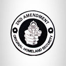 Small Patch 2nd Amendment Gun Control Iron on for Biker Vest SB409 - STURGIS MIDWEST INC.