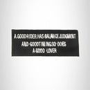 Small Patch A Good Writer has Balance Iron on for Biker Vest SB950 - STURGIS MIDWEST INC.