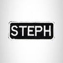Steph Iron on Name Tag Patch for Motorcycle Biker Jacket and Vest NB140 - STURGIS MIDWEST INC.