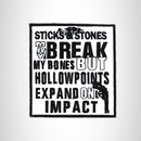 STICKS AND STONES Iron on Small Patch for Biker Vest SB901 - STURGIS MIDWEST INC.