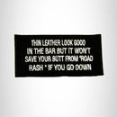 Thin Leather Look Good in the Bar Iron on Small Patch for Biker Vest - STURGIS MIDWEST INC.