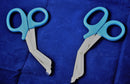 Trauma Shears blue Durable Coated Stainless Steel Bandage Scissors - STURGIS MIDWEST INC.
