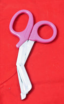 Trauma Shears light pink Durable Coated Stainless Steel Bandage Scissors - STURGIS MIDWEST INC.