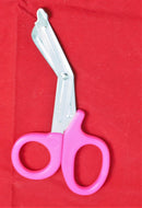 Trauma Shears neon pink Durable Coated Stainless Steel Bandage Scissors - STURGIS MIDWEST INC.