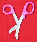 Trauma Shears neon pink Durable Coated Stainless Steel Bandage Scissors - STURGIS MIDWEST INC.
