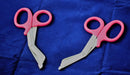 Trauma Shears Pink Durable Coated Stainless Steel Bandage Scissors 2 PACK - STURGIS MIDWEST INC.