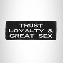 Trust Loyalty & Great Iron on Small Patch for Motorcycle Biker Vest SB1008 - STURGIS MIDWEST INC.
