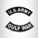 U.S. Army Gulf War Iron on 2 Patches Set Sew on for Vest Jacket - STURGIS MIDWEST INC.