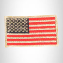 U.S Flag Red Silver and Blue Small Patch Iron on for Biker Vest SB789 - STURGIS MIDWEST INC.