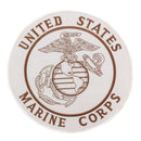 US Marines Corps Brown on White Back Center Patch for Vest - STURGIS MIDWEST INC.