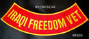US Marines Corps Iraqi Freedom Vet Bottom Rocker Patch for Vest Jacket - STURGIS MIDWEST INC.