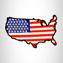 USA Boarder Flag Small Patch Iron on for Biker Vest SB730 - STURGIS MIDWEST INC.