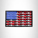 USA FLAG OF I PLEAD Iron on Small Patch for Biker Vest SB891 - STURGIS MIDWEST INC.