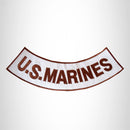 U.S.Marines Iron on Bottom Rocker Patch for Biker Vest Jacket BR304 - STURGIS MIDWEST INC.