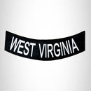 WEST VIRGINIA Bottom Rocker Iron on Patch for Biker Vest BR438 - STURGIS MIDWEST INC.