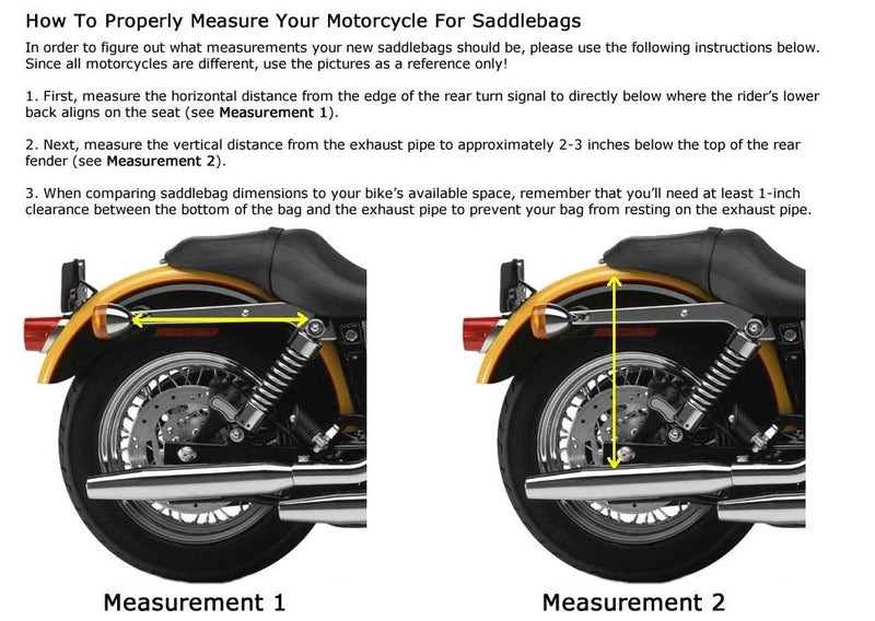 Motorcycle Solo Bag for Chopper Bobber New
